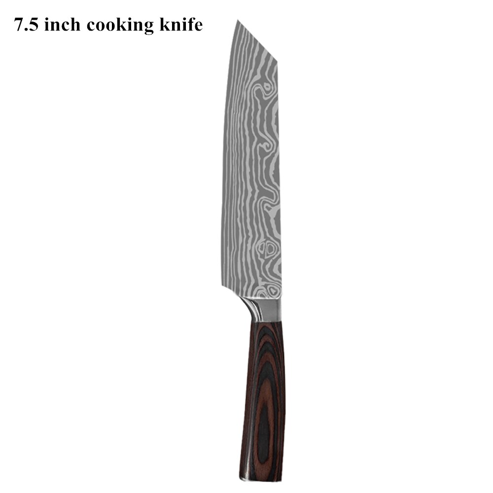 Keukenmessen Set Koksmes High Carbon Rvs Santoku Mes Sharp Hakmes Vleesmes Beste Keuze Voor Keuken: K 7.5 cooking knife