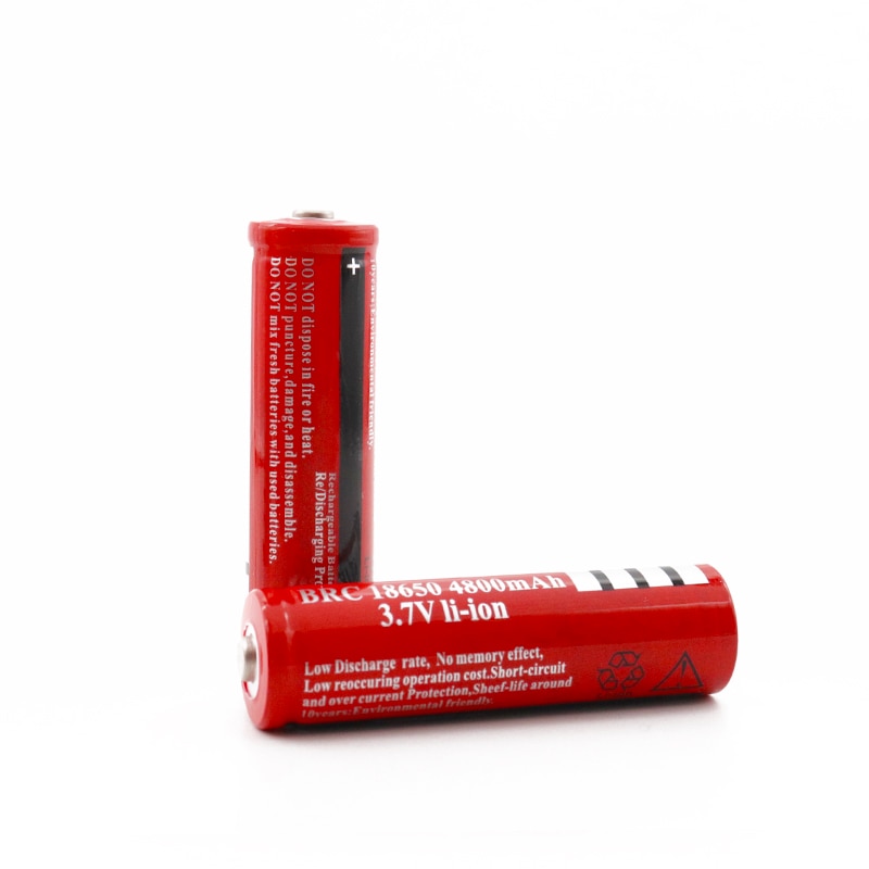 18650 battery 3.7V 6800mAh rechargeable liion battery for Led flashlight Torch batery litio battery+