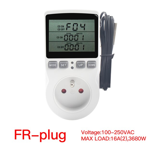 Electronic digital timer switch 220V temperature t... – Grandado