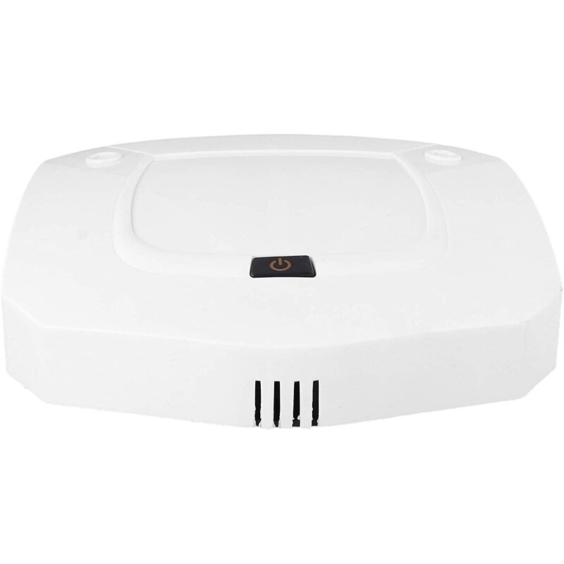 Robot Vacuum Robotic Vacuum Cleaner with USB Charging Multiple Cleaning Modes Vacuum for Pet Hairs Hard Floor: White