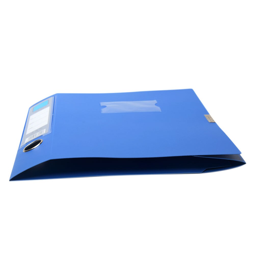 A4 3.5cm/5.5cm bærbar organisator letvægtsfiler mappe dokumentfilboks forretningsblå opbevaringspose filboks