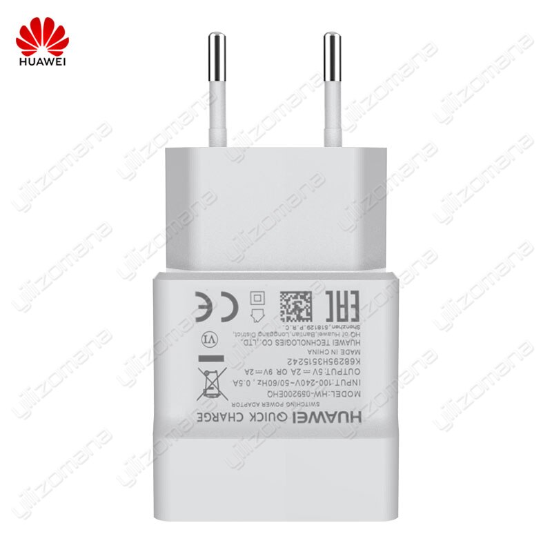Original Huawei Fast Charger 5V/2A 9V/2A QC 2.0 USB Quick Charging For Huawei P8 P9 Plus Lite Honor 8 9 Mate 8 10 Nova 2 2i 3 3i