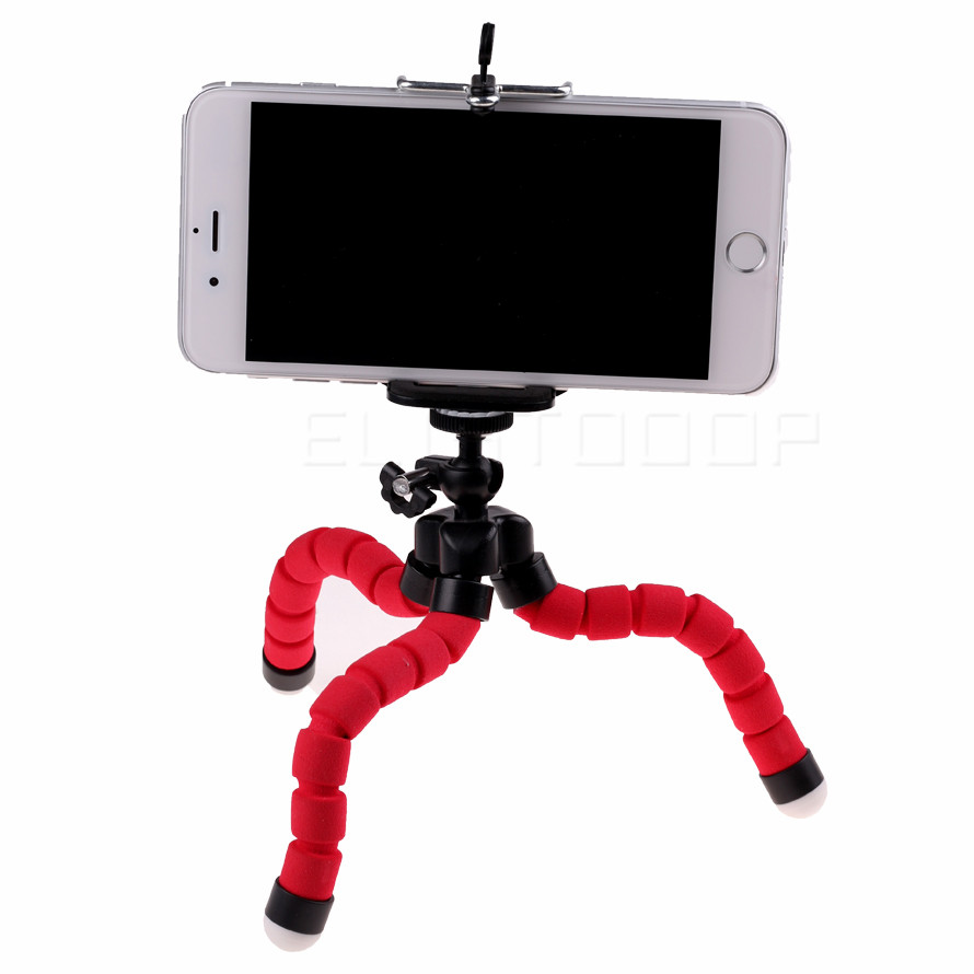 Mini Phone Tripod Flexible Octopus Tripod Portable Tripod Holder For iPhone Samsung Xiaomi Huawei Mobile Phone Smartphone