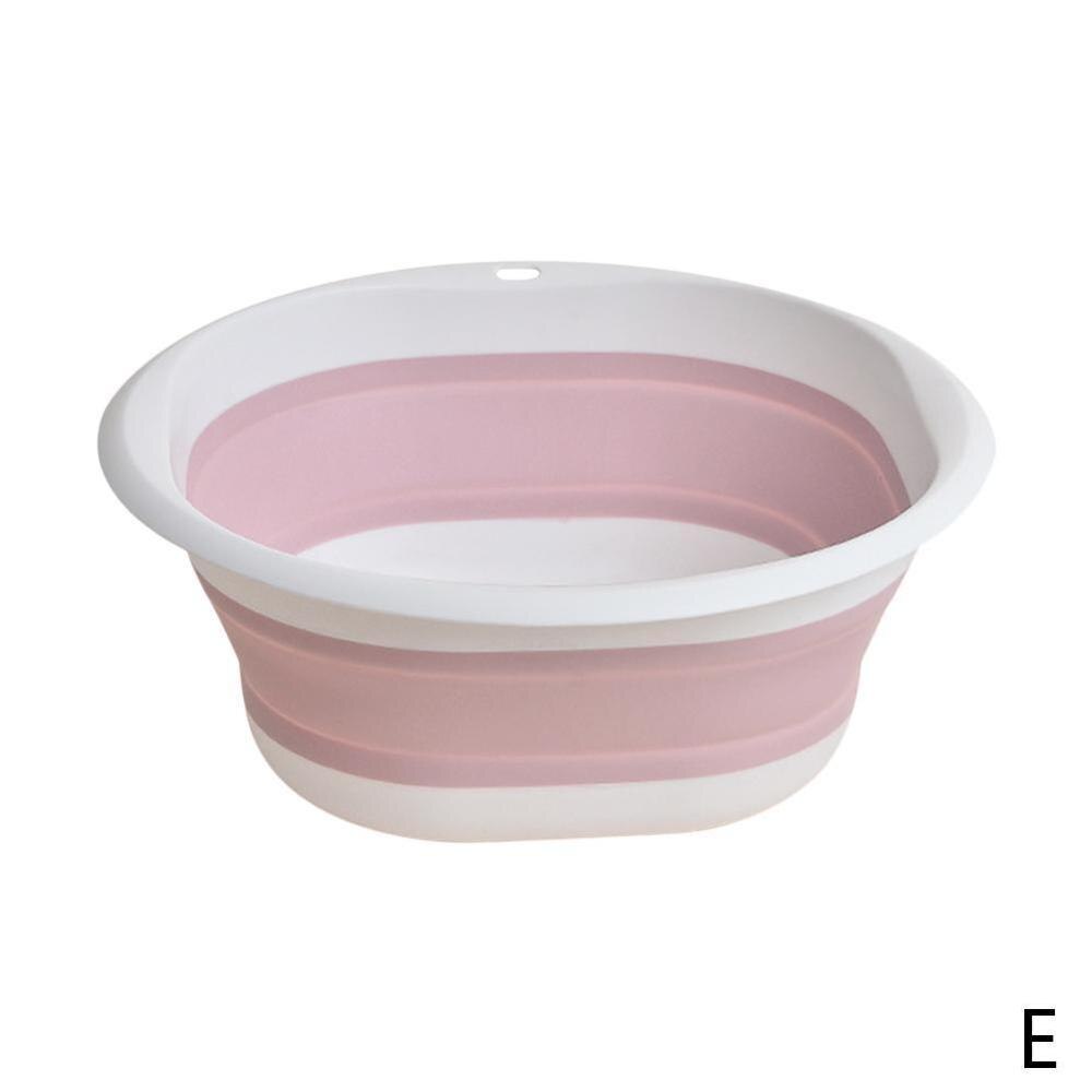 Lavabo portátil plegable para viaje en casa: E