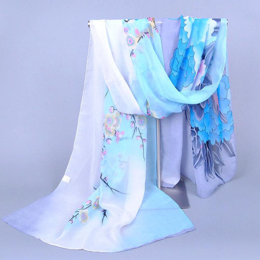 1PC Vrouwen Lady Chiffon Sjaal Muzieknoot Chiffon Soft Neck Shawl Sjaals Uitlaat Sjaals