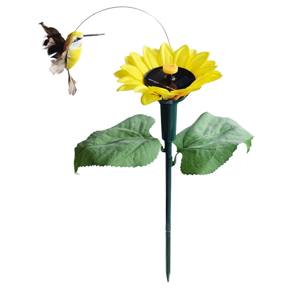 Solar Powered Fluttering Garden Stakes Outdoor Decor, Butterfly / Bird