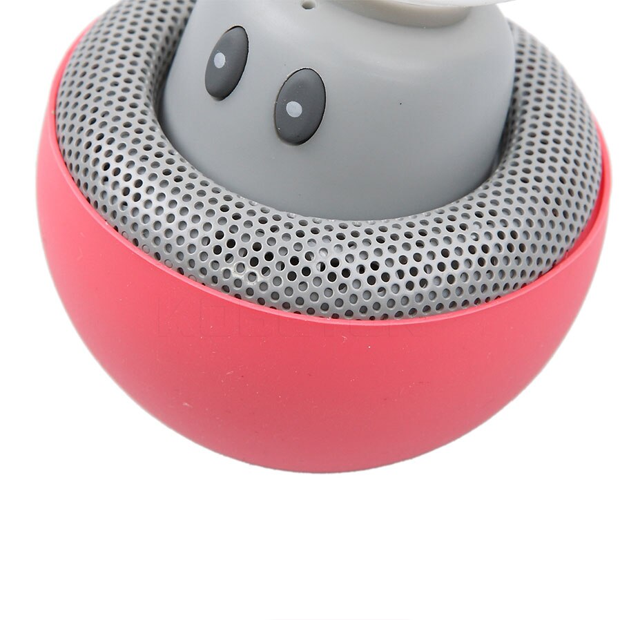 Kebidumei 2,1 Drahtlose Bluetooth Mini Lautsprecher Pilz Wasserdicht Silizium Saug-Handfree Halfter Musik Spieler für praktisch
