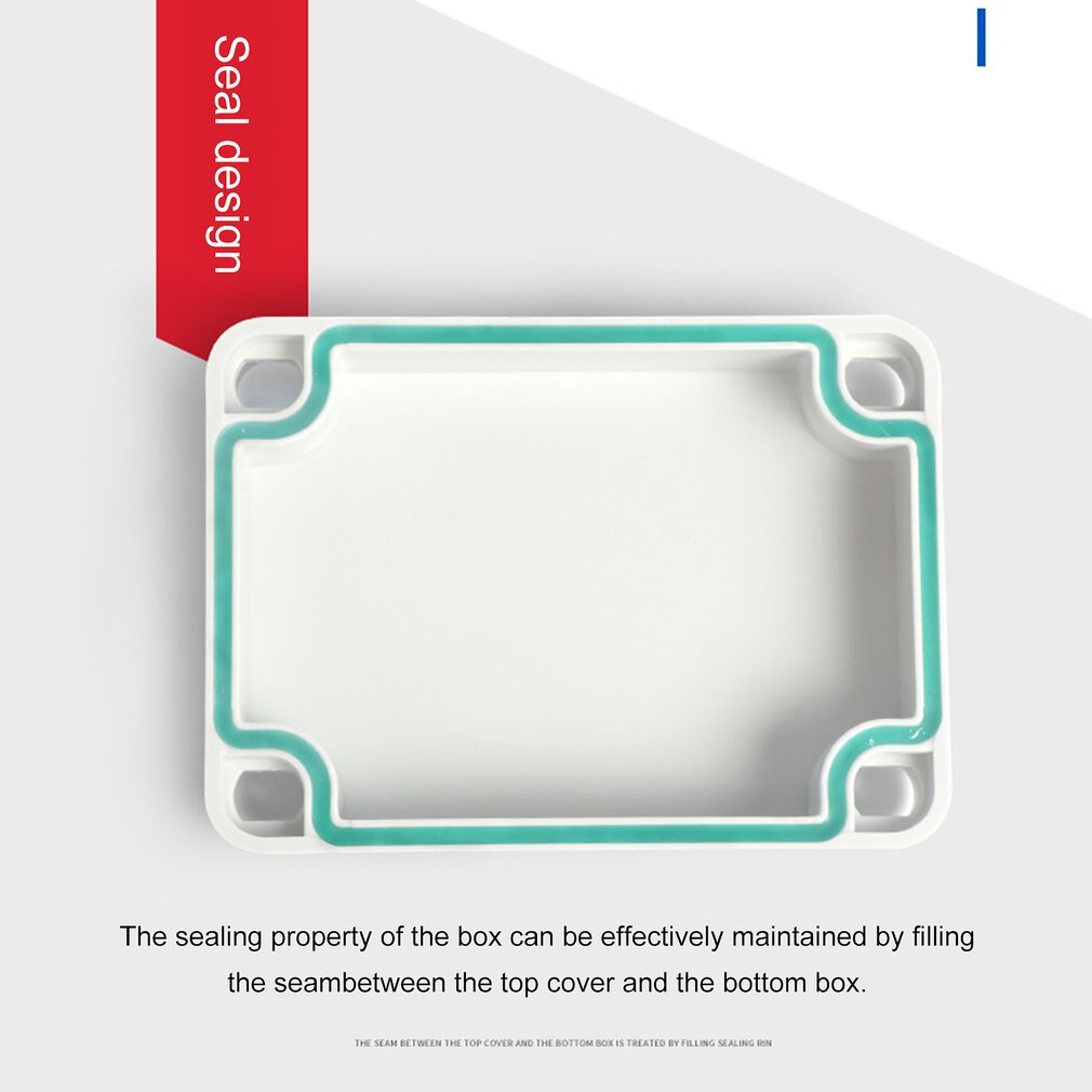 Boîtier de boîtier en plastique projet électronique boîtier d'instrument étanche boîte de projet électrique boîtier de jonction extérieur