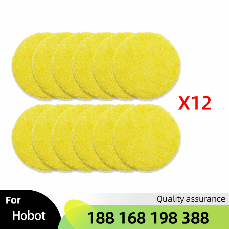 Toallitas limpiadoras de ventanas para hobot, paño de limpieza PhoReal para limpieza de ventanas, robot, mopa, accesorios de trapo, 188, 168, 198, 388: naranja