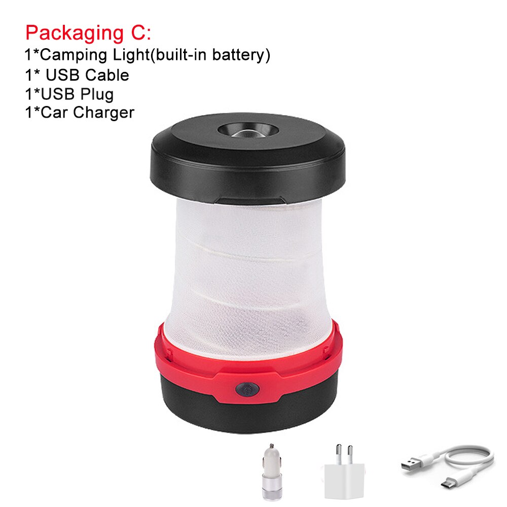Opvouwbare Lantaarn Camping Licht Solar Emergency Grandado