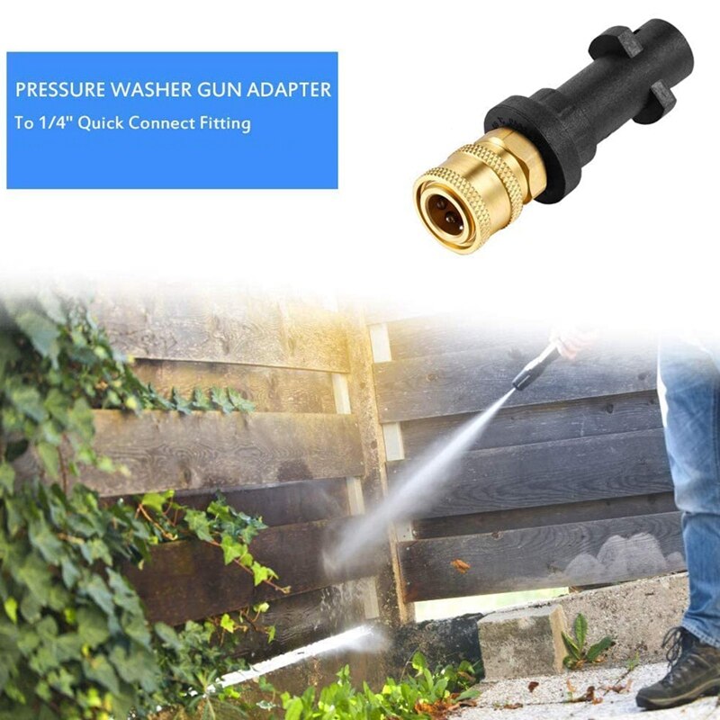 Hogedrukreiniger Spuitbus Adapter Met 1/4Inch Quick Connect Vrouwelijke