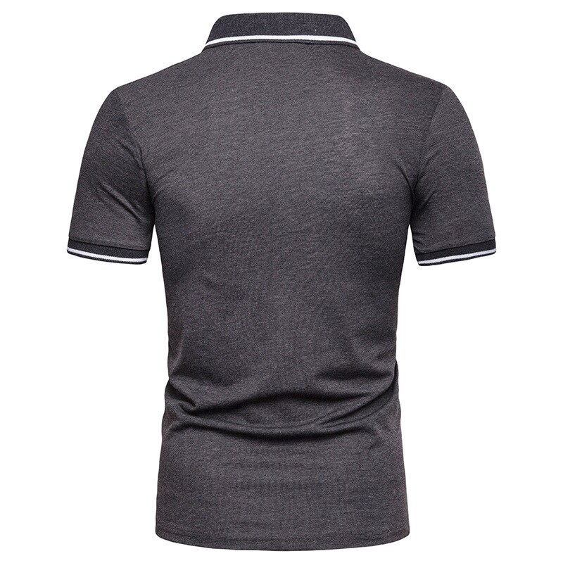 Smart Casual Men Shirt Men Business Casual Solid Male Short Sleeve Shirt