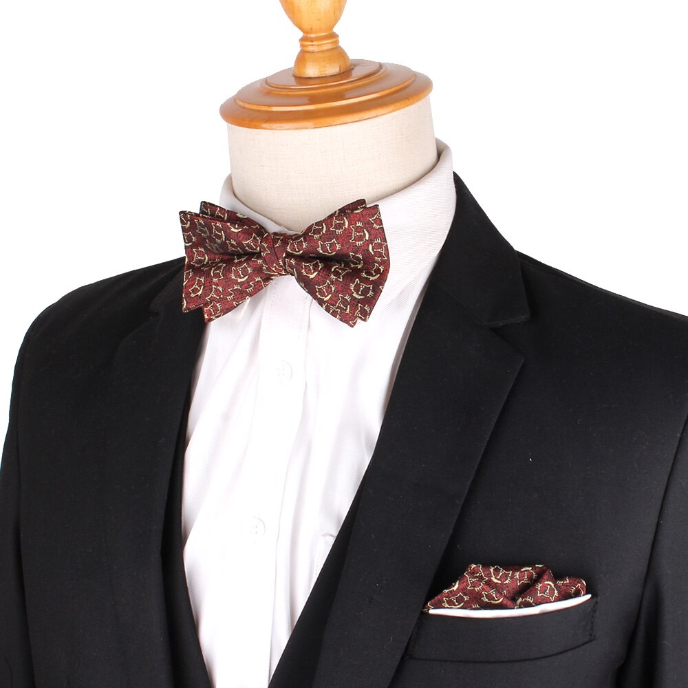 Pajarita Floral para hombre y mujer, corbatas de Cachemira para adulto, trajes para hombre, pajarita para , boda, pajaritas con patrón de animales