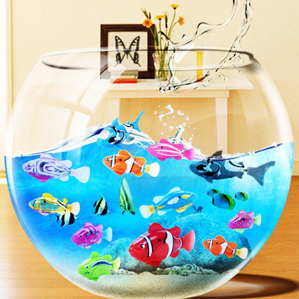 Cute Electronic Activated Battery Powered Toy Fish Pet For Fishing Tank Play Animals Fantastic Standard Home Decor