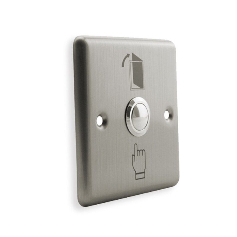 Metalen Roestvrij Schakelaar deur exit push te open Home Release Knop met LED Licht Voor Toegangscontrole Lock Systeem NO/COM