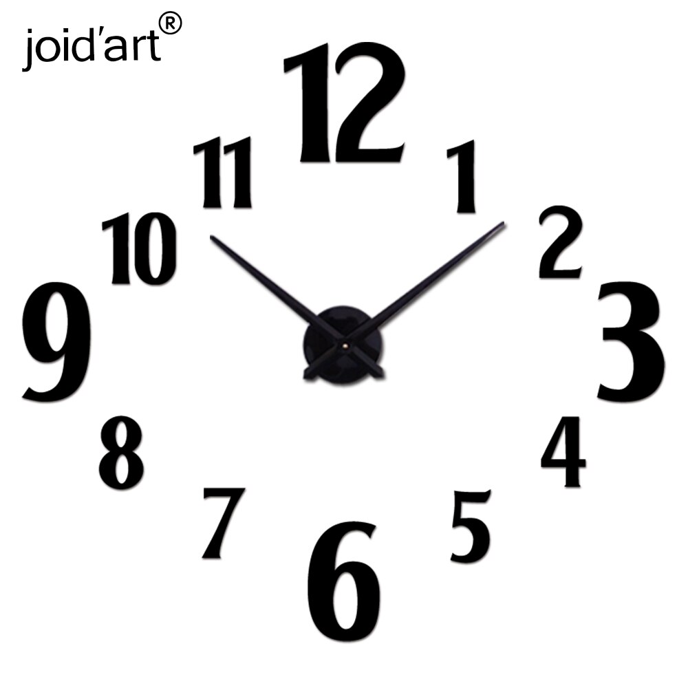wall clock modern reloj de pared quartz watch large decorative clocks europe living room acrylic 3d stickers