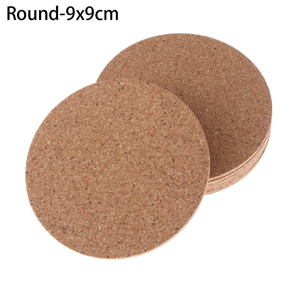 Natural Rattan Coasters Round Kitchen Table Mats Bowl Mats Cup Mats Padding Mat Insulation Pad Handmade Placemats DIY Crafts: Round-9x9cm