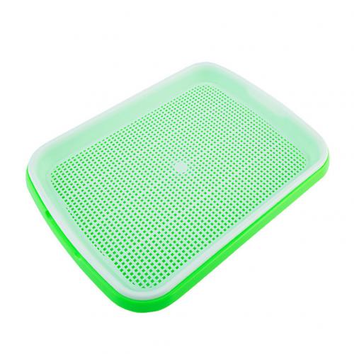 Zaad Kiemen Lade Houder Bodem-Gratis Planter Zaailing Pot Hydrocultuur Container: green