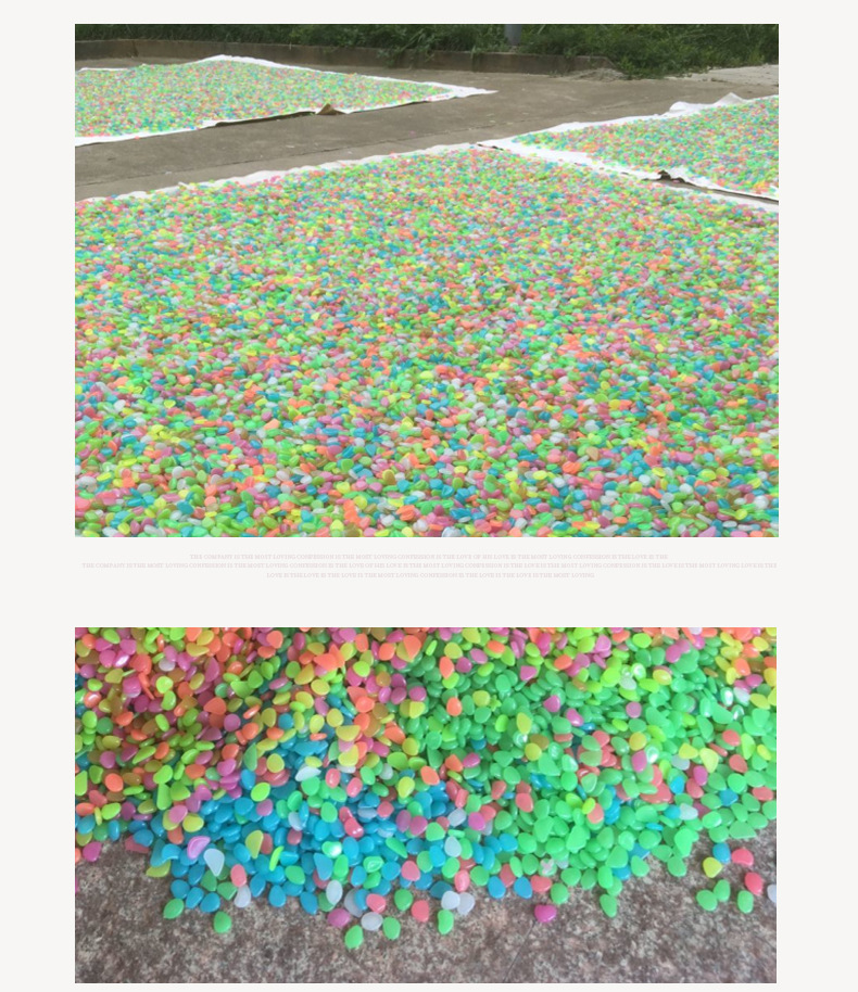 100 stk glød i mørket have småsten glød sten klipper til gangbroer havesti gårdhave græsplæne have indretning, lysende sten