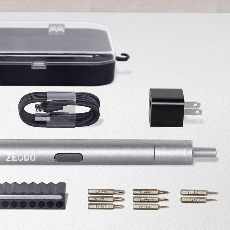 ZEODO CrossBorder Electric Screwdriver Charging A... Grandado