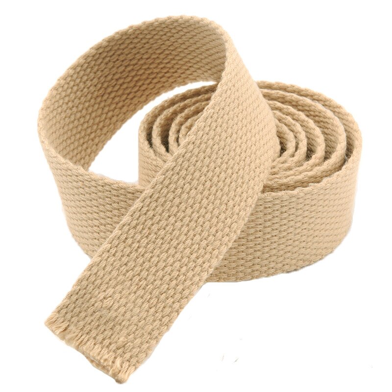 5 Meter 20Mm Canvas Lint Heuptas Verdikking Katoen Webbing Canvas Singels Knapzak Strapping Naaien Tas Riem Accessoires: Khaki
