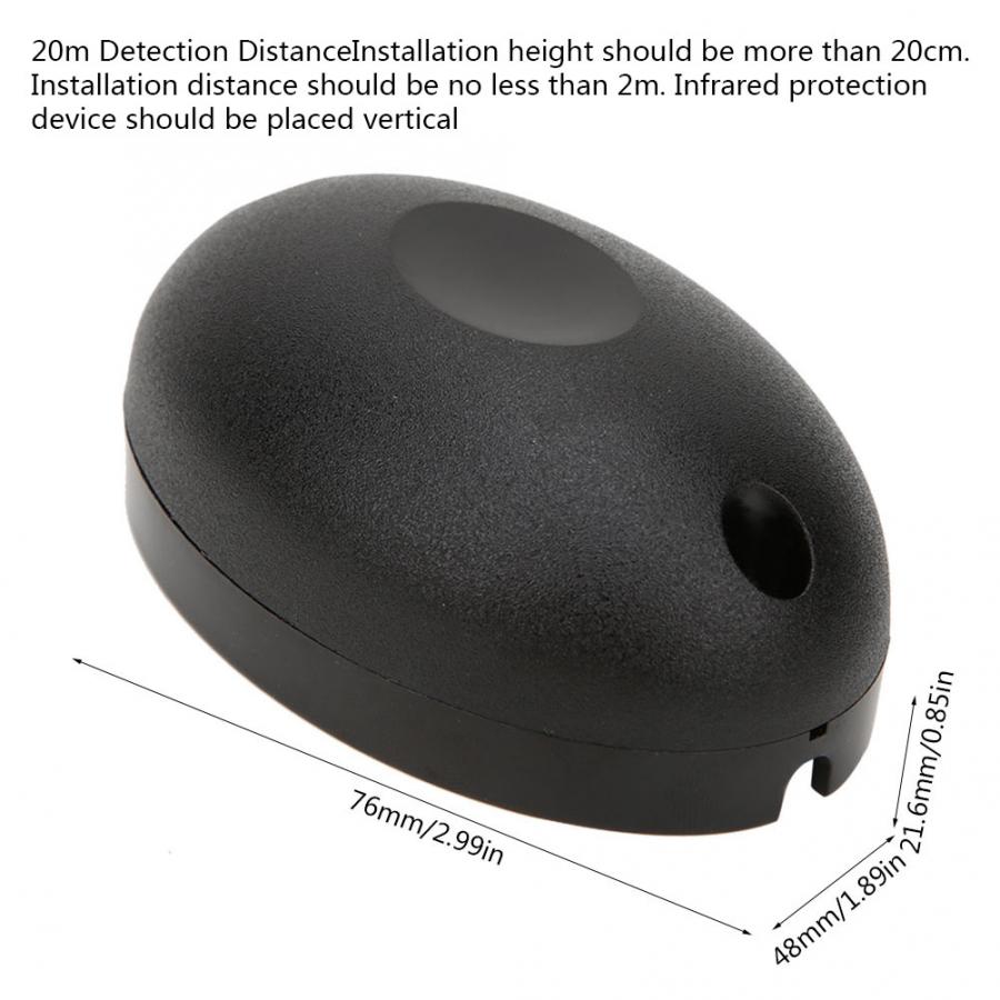 Single Beam Infrared Detector Radio Alarm Passage Infrared Sensor for Access Control Infrared Alarm System