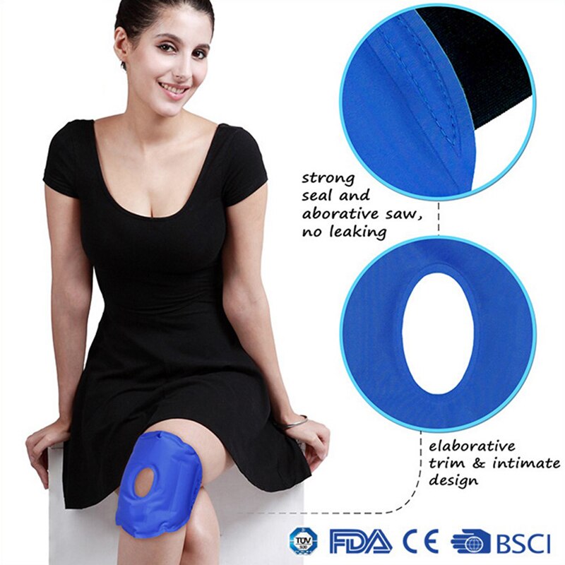 1Pc Verstelbare Herbruikbare Wrap Pijnbestrijding Therapie Knie Patch Warmte Gel Pack Sportblessures Warm En Koud Ijs Ademend