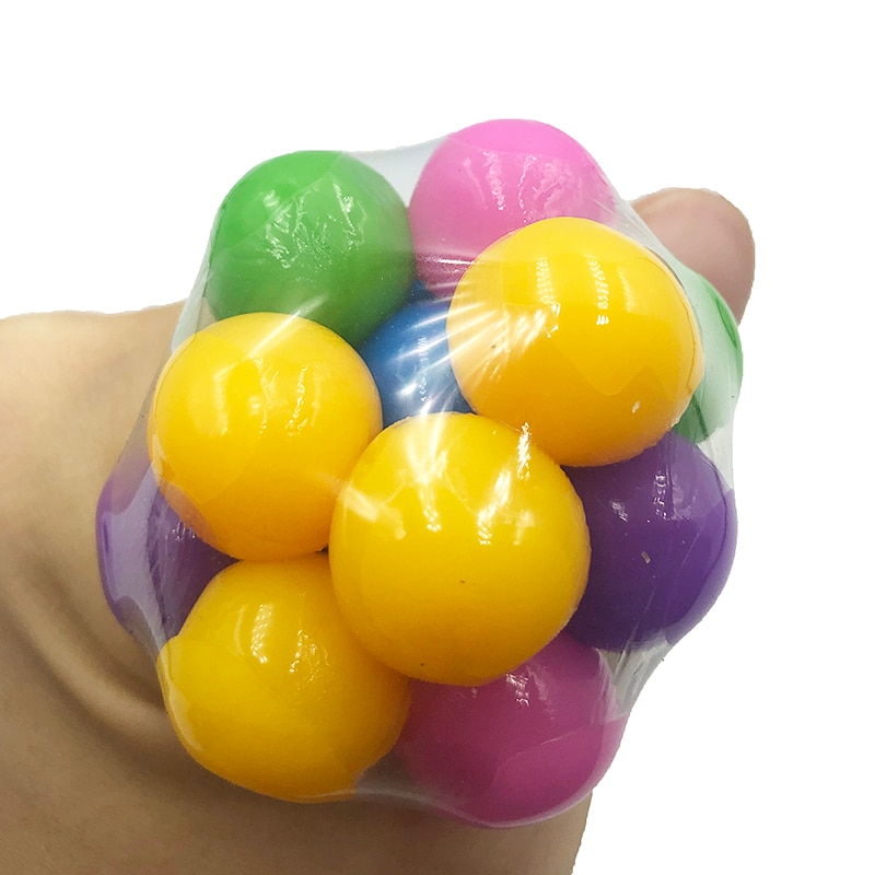 Anti Stress Gezicht Reliever Kleurrijke Bal Autisme Stemming Squeeze Relief Gezonde Speelgoed Fun Gadget Vent Kinderen Fidget Speelgoed Voor kids