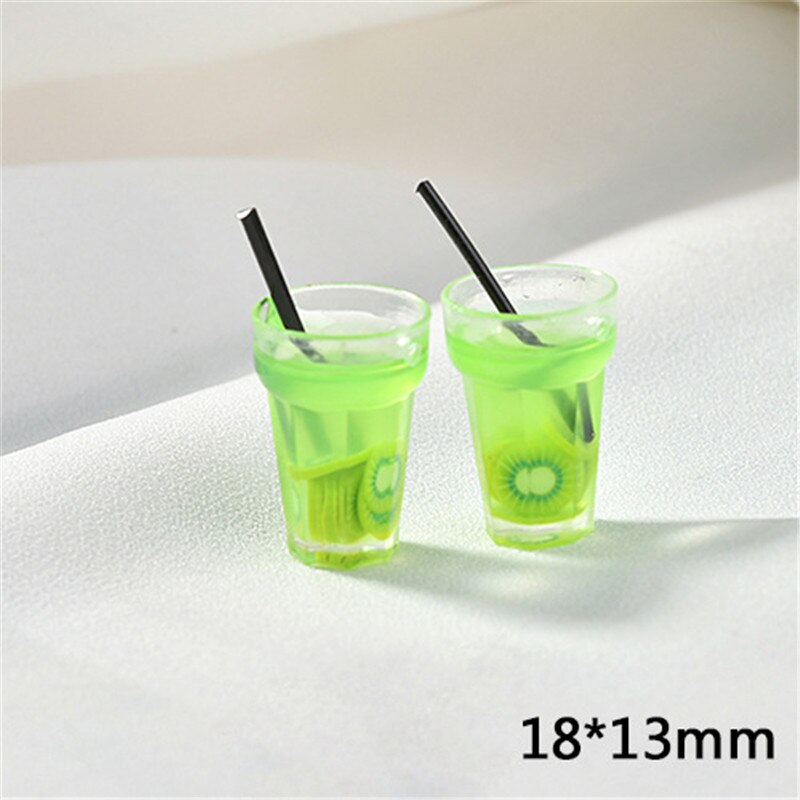 1/12 Dollhouse Miniature Food Mini Resin Fruit Bottle Simulation Drinks Model Toys Fruit Drink Play Dollhouse Dolls Accessories: 05