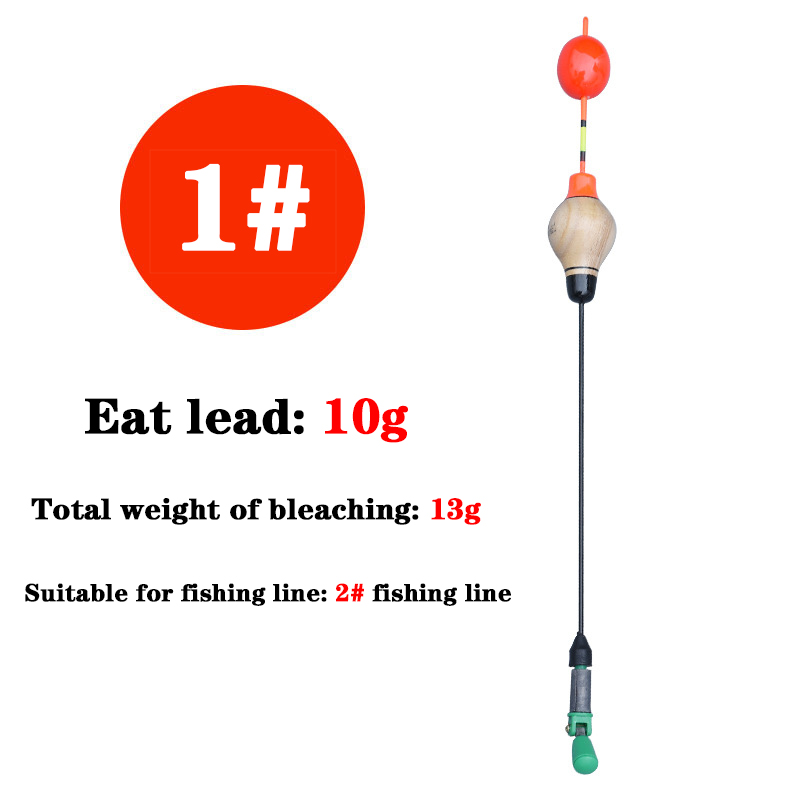 Big Carp Fishing Wooden Float Automatic Find The Bottom Portable Crucian Carp Fast Catfish Fishing Artifact High Sensitivity: B71-4