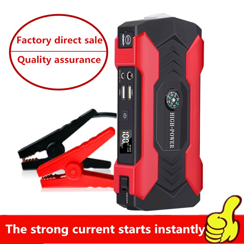 28000mAh 400A Mobile Starter Portable Charger Car Supercharger Automatic Starter Emergency Car Battery Starter Car Power Supply