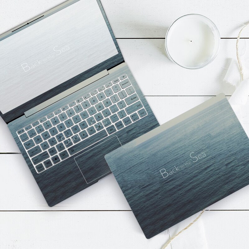 ABC ordinateur portable peau coucher de soleil océan ciel ordinateur portable autocollants décoratifs pour macbook Air xiaomi lenovo hp15 acer vinyle autocollant clavier: XT-080