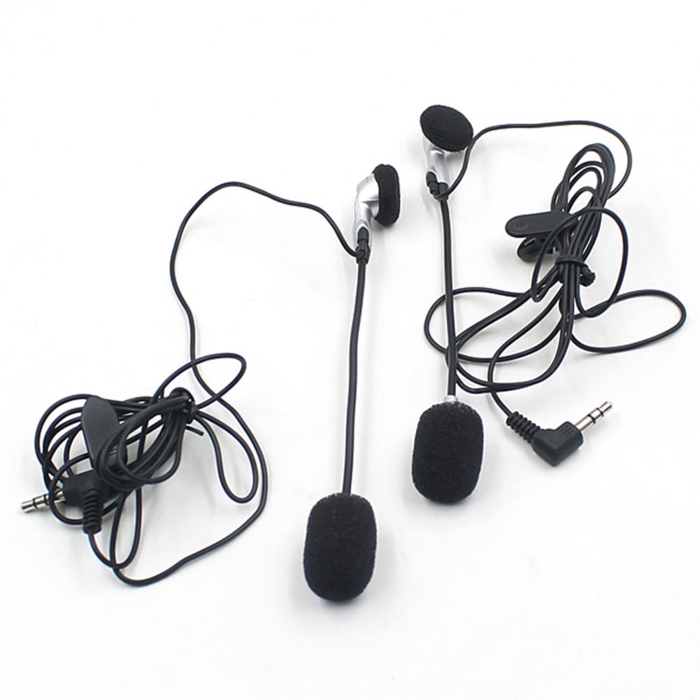 Universal Portable Motorcycle Helmet Interphone Hands-free Call Intercom Speaker