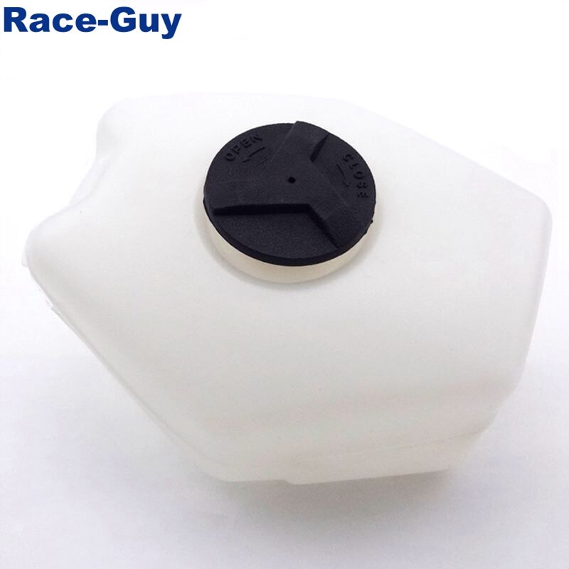 White Plastic Petrol Gas Fuel Tank For Chinese 2 Stroke 47cc 49cc Minimoto Kids Mini Moto Pocket Bike