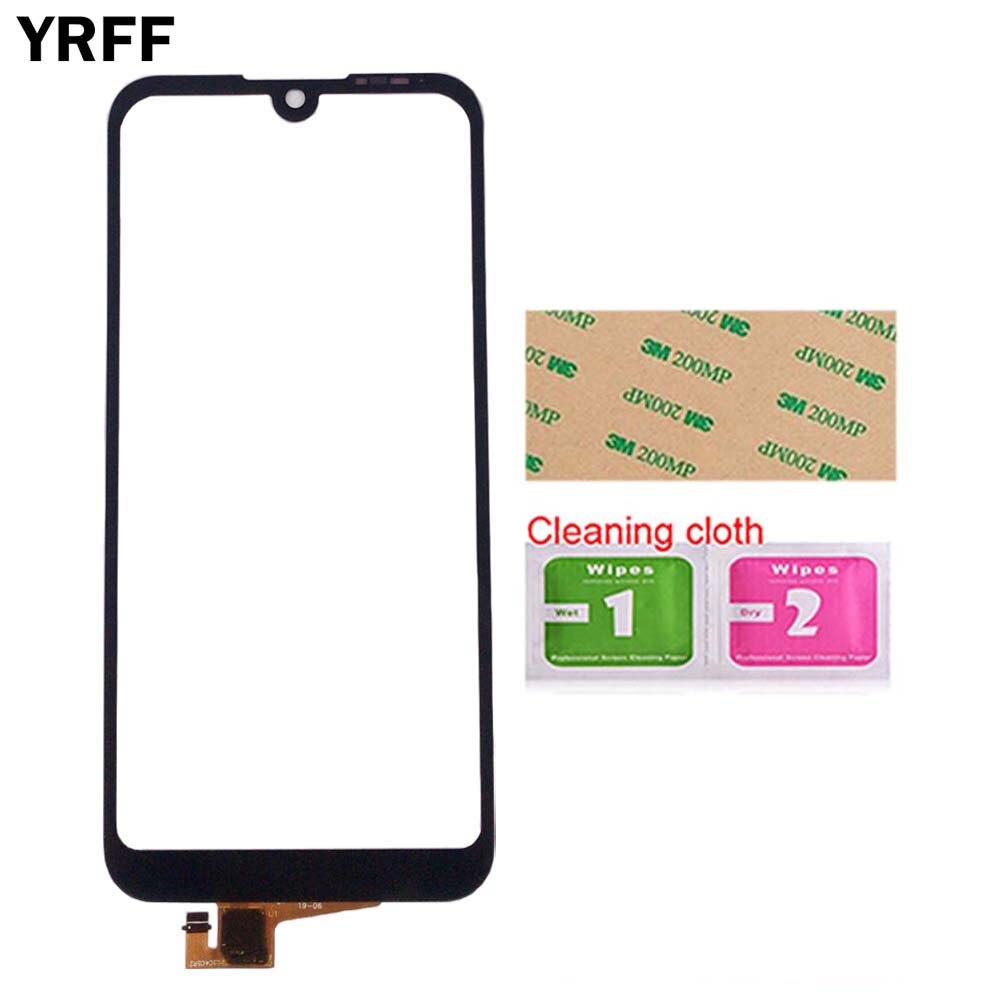 Telefoon Touch Screen Panel Voor Huawei Y5 Honor 8S Sensor Front Outer Glas Digitizer Touch Digitizer Gereedschap Protector film: Black No Tools