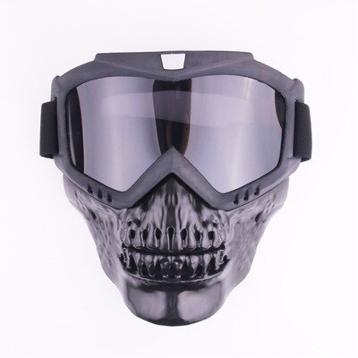 Schedelmaskers skibrillen winter winddicht motorcross zonnebrillen sneeuw skibrillen sneeuwscooterbrillen skimaskers: Grijs