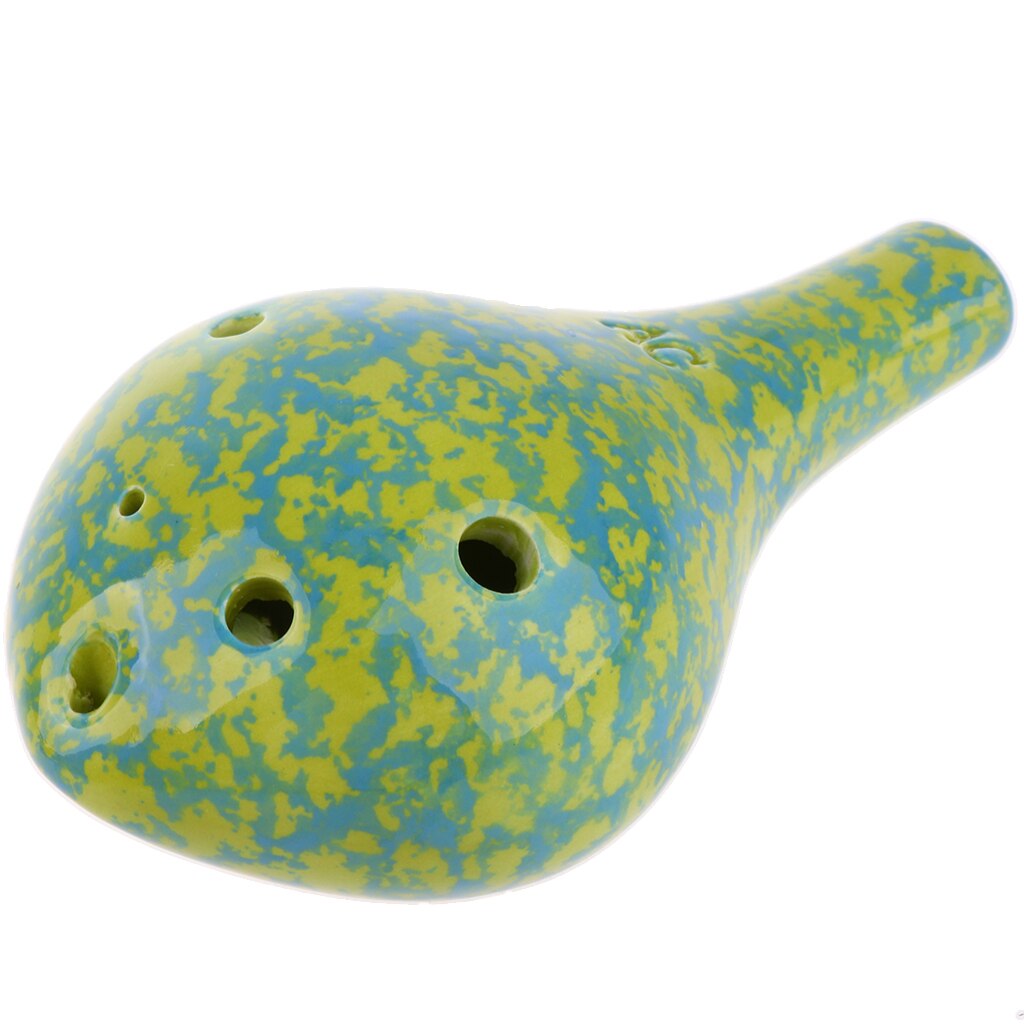 Professionele Glazuur Keramische Alto C Ocarina 6 Gaten 12X7.5Cm