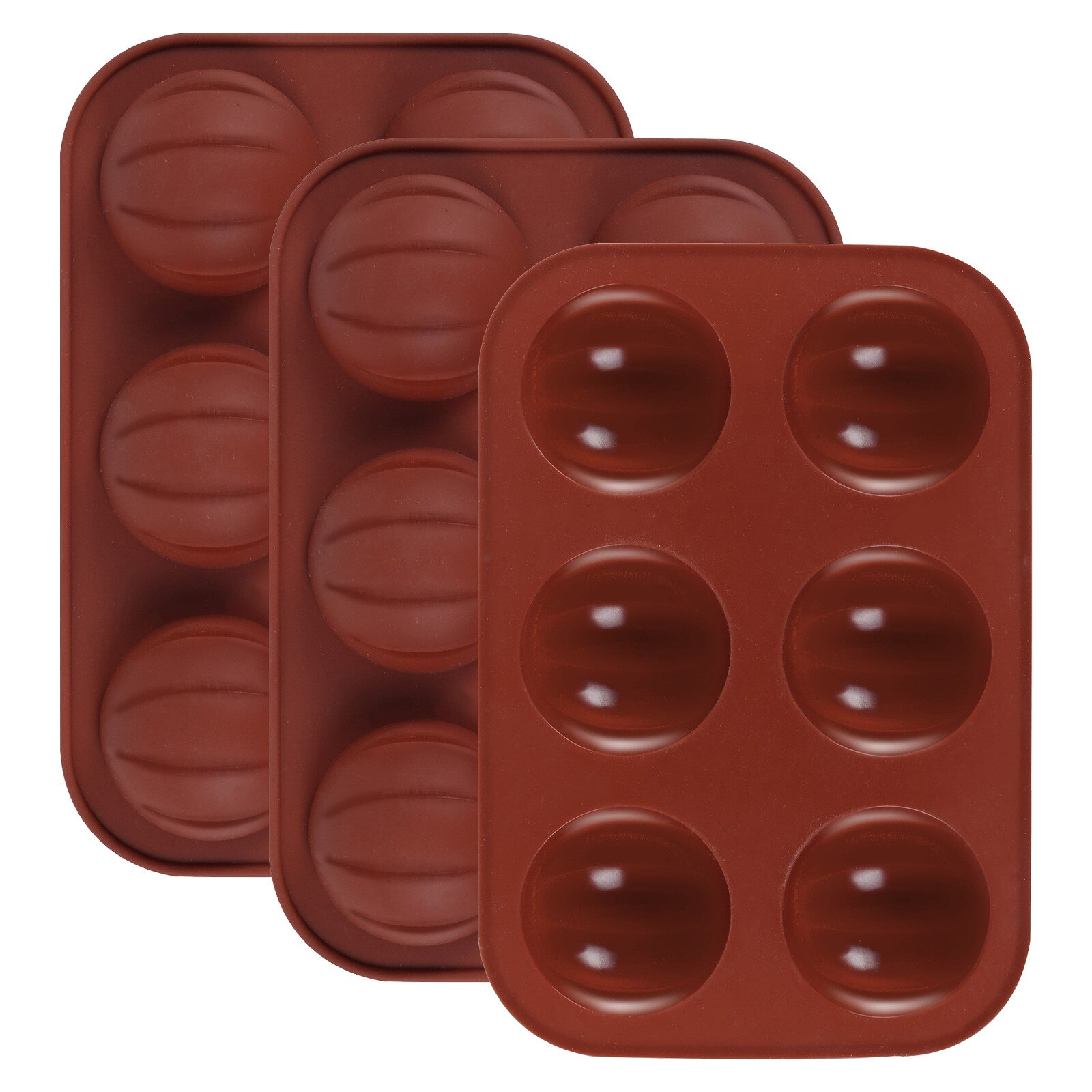 3pc diy cake bakvormen siliconen 3d pompoen strepen vorm chocolade cake koek bakvorm bakvorm patisserie mal siliconen