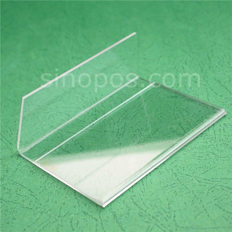 Acryl Schuine Card Frame 8x11 cm Portret Landschap, a7 clear plastic teken houder schuine stand desktop tag ad poster L-display