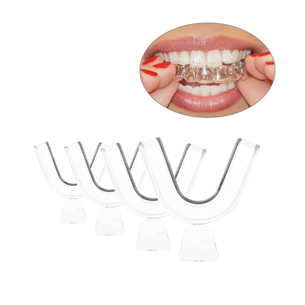 Protège-bouche Anti-ronflement et bruxisme, protection nocturne, bouclier à gomme, plateau buccal, Anti-grincement des dents, aide au sommeil, soins de santé, 2/4 pièces