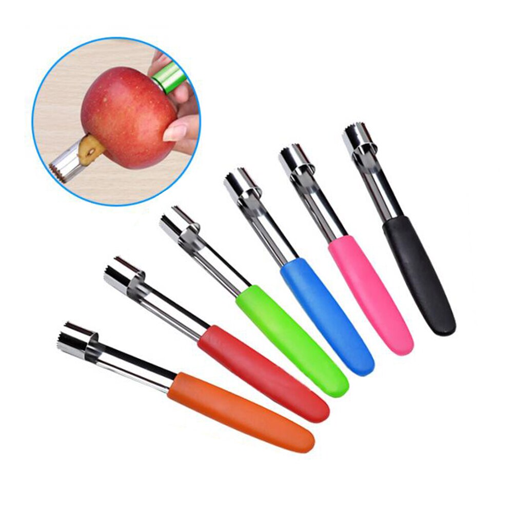 Carottier de pommes en acier inoxydable | Facile à visser, dissolvant de noyau de fruits, semoir de pommes, Gadgets de cuisine à torsion facile, outils de cuisine