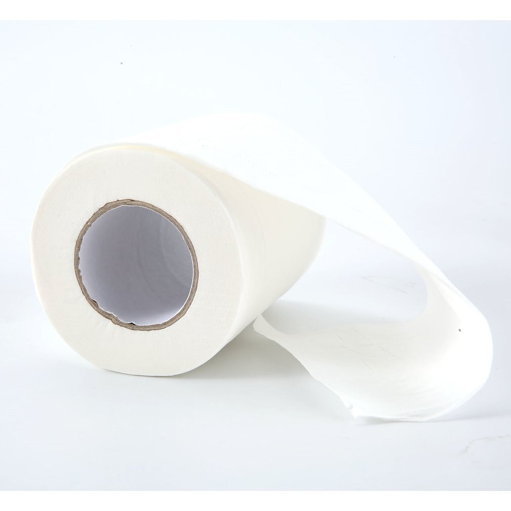 Home Bath Toilet Roll Paper Restaurant Hotel Roll Paper Household Toilet Paper Primary Wood Pulp Tissue Roll Paper 10 Rolls