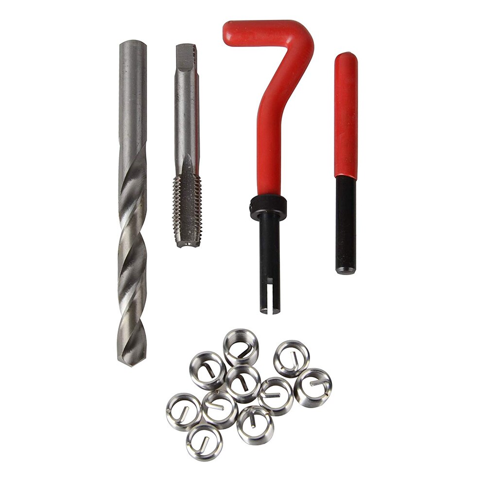 Car Repair Tool Kit 131Pcs Stripped Thread Repair Kit Set fit for Metric M5 M6 M8 M10 M12 Thread
