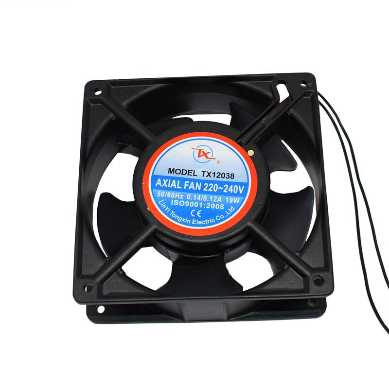 1 kpl tuulettimen tuuletin hiljainen aksiaalituuletin 220v 120 x 120 x 38mm jäähdytystuulettimen käyttö otsonointilaitteiden lisävarusteisiin juotospelti poistotuuletin