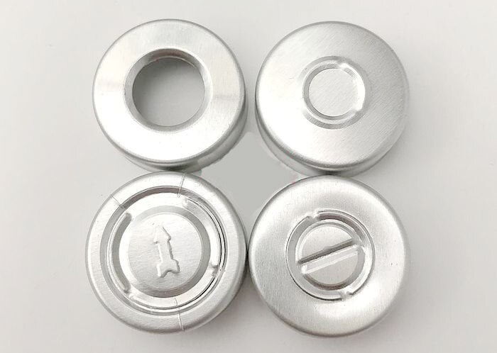 1000 Stks/partij 20 Mm Volledige Aluminium Filp Off Cap Cover Glazen Flacon Fles Top Verzegelde