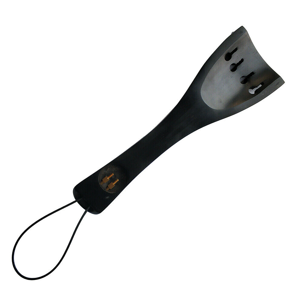 3/4 storlek ebenholts kontrabas upprätt bas tailpiece + endline tailgut tailcord