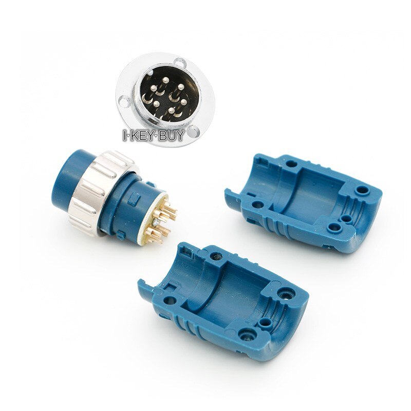 Six Core Aviation Plug Socket Carbon Dioxide Gas Shielded Welding Machine Control Line Cable Wire Feeder 6 Core Connector