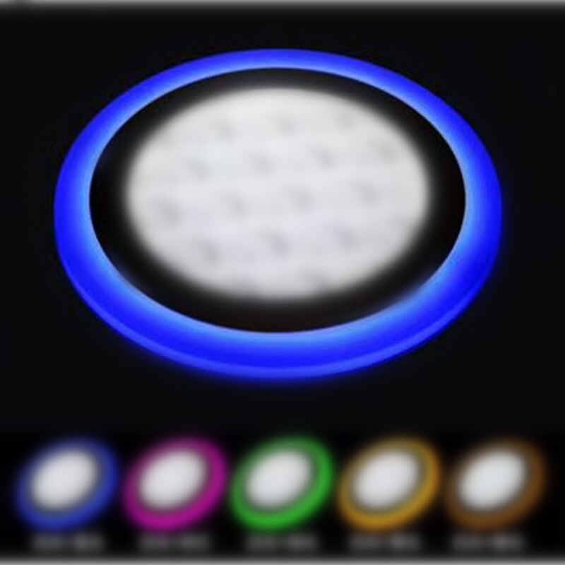 Remote Control 3 Models White &amp; RGB Led Panel Light Ultra Thin Recessed LED Ceiling downlight Acrylic Panel Lamp 6w/9w/16w/24W