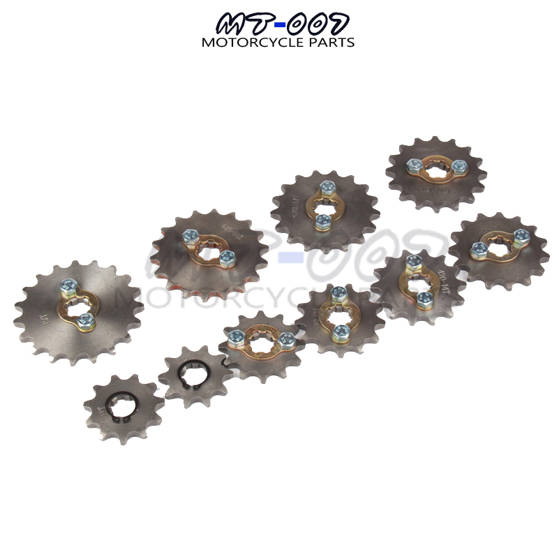 420 10T 11T 12T 13T 14T 15T 16T 17T 18T 19T Zahn 17mm Ich würde Vorderseite Motor- Kettenrad für Motorrad teil