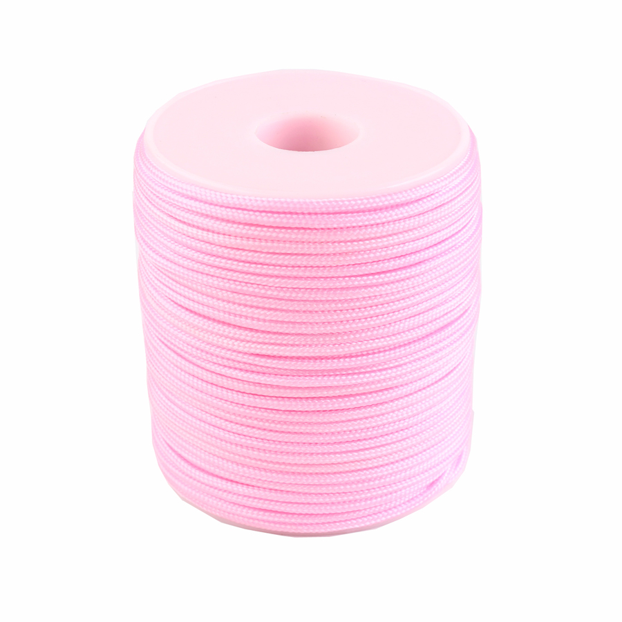 GEGEDA 2mm Paracord One Strand Core Paracord For Survival Parachute Cord Lanyard Camping: WHITE